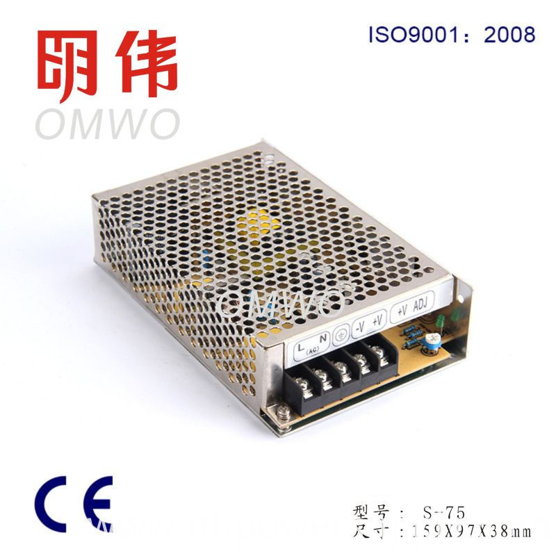 LED Driver 3A 24V 75W S-75 Switching Power Supply